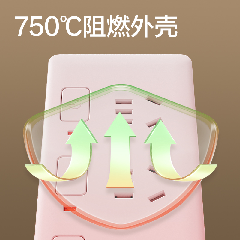 得力3985插座_3組_3米_PVC袋裝(白)(只)