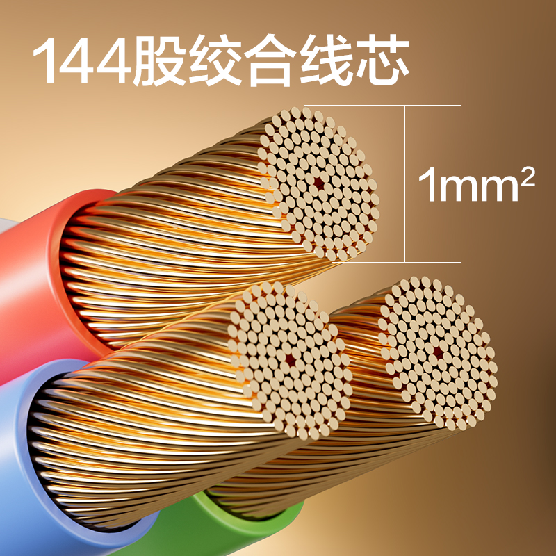 得力3998插座_5組_3米_PVC袋裝(白)(只)